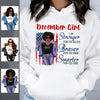 November Girl American Flag Personalized November Birthday Gift For Her Black Queen Custom November Birthday Shirt