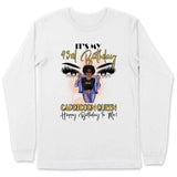 (Custom Birthyear) Capricorn Queen Personalized January Birthday Gift For Her Custom Birthday Gift Black Queen Customized December Birthday T-Shirt Hoodie Dreameris