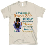 (Custom Birth Date) Retro Personalized October Birthday Gift For Her Custom Birthday Gift Black Queen Customized October Birthday Shirt October Girl Hoodie Dreameris