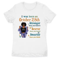 (Custom Birth Date) Retro Personalized October Birthday Gift For Her Custom Birthday Gift Black Queen Customized October Birthday Shirt October Girl Hoodie Dreameris