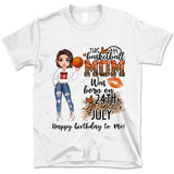 Personalized Custom July Birthday Shirt Basketball Mom Basketball Lovers Gift Sport Mom July Shirts For Women