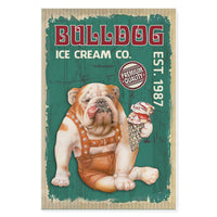 Bulldog ice cream co premium quality - Matte Canvas - Dreameris