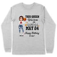 Personalized Custom May Birthday Shirt Basketball Mom Basketball Lovers Gift Sport Mom May Shirts For Women