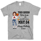 Personalized Custom May Birthday Shirt Basketball Mom Basketball Lovers Gift Sport Mom May Shirts For Women