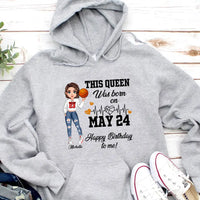 Personalized Custom May Birthday Shirt Basketball Mom Basketball Lovers Gift Sport Mom May Shirts For Women