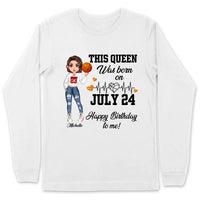 Personalized Custom July Birthday Shirt Basketball Mom Basketball Lovers Gift Sport Mom July Shirts For Women