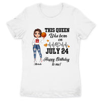 Personalized Custom July Birthday Shirt Basketball Mom Basketball Lovers Gift Sport Mom July Shirts For Women