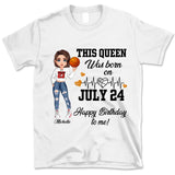 Personalized Custom July Birthday Shirt Basketball Mom Basketball Lovers Gift Sport Mom July Shirts For Women