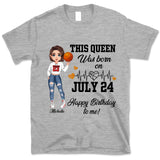 Personalized Custom July Birthday Shirt Basketball Mom Basketball Lovers Gift Sport Mom July Shirts For Women