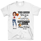 Personalized Custom September Birthday Shirt Basketball Mom Basketball Lovers Gift Sport Mom September Shirts For Women