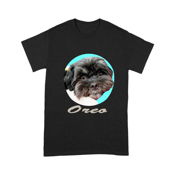 Oreo -  Custom illustrated Pet Personalized T-Shirt F - Dreameris