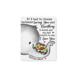 Autism elephant i love you - Matte Canvas - Dreameris