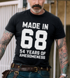 Made In 1968 54 Years Of Awesomeness 54th Birthday Gift Standard/Premium T-Shirt Hoodie - Dreameris