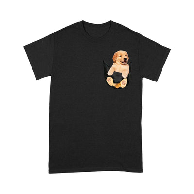 Standard T-Shirt - Golden Retriever Pocket Pretty Design For Anyone Loves Dogs - Dreameris