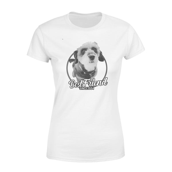 Thomas Williams -  Custom Vintage Best friend Since illustrated Pet PersonalizedPremium Women's T-shirt - Dreameris