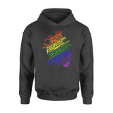 Anatomical Heart Shirt Cardiac Nurse with LGBT - Premium Hoodie - Dreameris