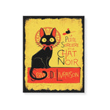 Black cat la petite sorciere et le chat noir service de livraison -Matte Canvas - Dreameris