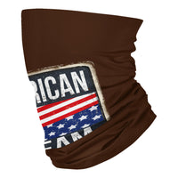 American dream vintage rusty metal sign - Neck Gaiter - Dreameris