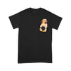 Premium T-shirt - Golden Retriever Pocket Pretty Design For Anyone Loves Dogs - Dreameris