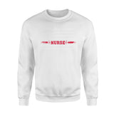 America_s Nurse Heartbeat - Standard Crew Neck Sweatshirt - Dreameris