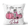 Husky We Wear Pink Pumpkin Gift Dog Lovers - Canvas Pillow - Dreameris