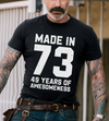 Made In 1973 49 Years Of Awesomeness 49th Birthday Gift Standard/Premium T-Shirt Hoodie - Dreameris