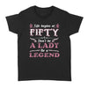 Life Begins At Fifty Be A Legend 50th Birthday Gift Standard - Standard Women's T-shirt - Dreameris