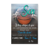 Basketball to my sin i love you mom -Matte Canvas - Dreameris