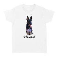 Kai -  Custom illustrated Pet Personalized Standard Women T-shirt temp - Dreameris