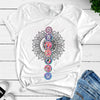 7 Chakras Mandala Pattern Yoga Meditation Gift Standard/Premium T-Shirt - Dreameris