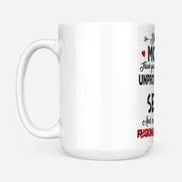 Dear Mom Thank You For Having Unprotected Sex And Creating A Fucking Legend Funny Mother’s Day Gift - White Mug - Dreameris