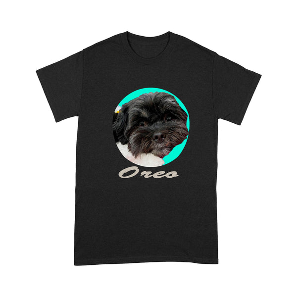 Oreo -  Custom illustrated Pet Personalized T-Shirt - Dreameris