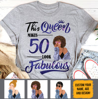 (Custom Age & Year) Turning 50 Birthday Gift 50th Birthday Gifts Custom 1973 Personalized 50th Birthday Shirts For Her Hoodie Dreameris