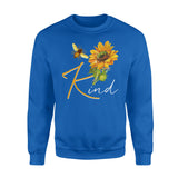 Bee Kind Sunflower Hippie - Standard Crew Neck Sweatshirt - Dreameris