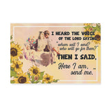 Doctor Nurse I Heard The Voice Of The Lord Saying Then I Said - Matte Canvas - Dreameris