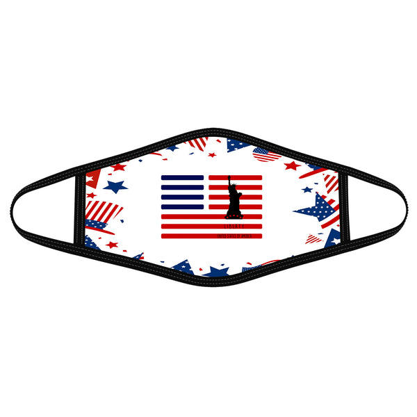 Liberty United States Of America Flag - Polyblend Face Mask - Dreameris