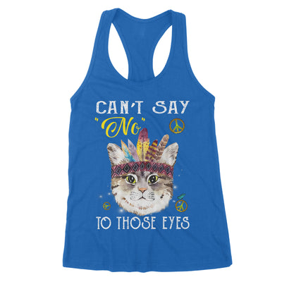 Can't say No to those eyes Hoho Hippie For Cat Lovers - Premium Women's Tank - Dreameris