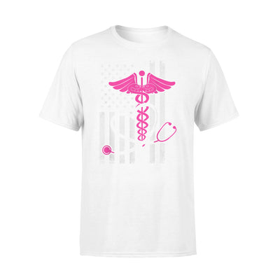 Cute Proud Nurse Flag Shirt Nursing School Student - Comfort T-shirt - Dreameris