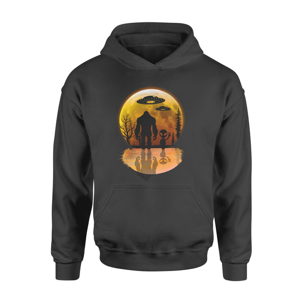 Bigfoot Crossover Aliens Standard - Standard Hoodie - Dreameris