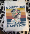 A Dirty Hoe Is A Happy Hoe Stone Lotus Girl Standard Men T-shirt - Dreameris