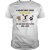 A Woman Needs Dog Beer And Weight Lifting Gift Men Dog Lovers T shirt - Dreameris