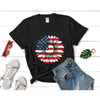 American Flag Daisy Flower Gift For Daisy Lovers Standard/Premium T-Shirt - Dreameris