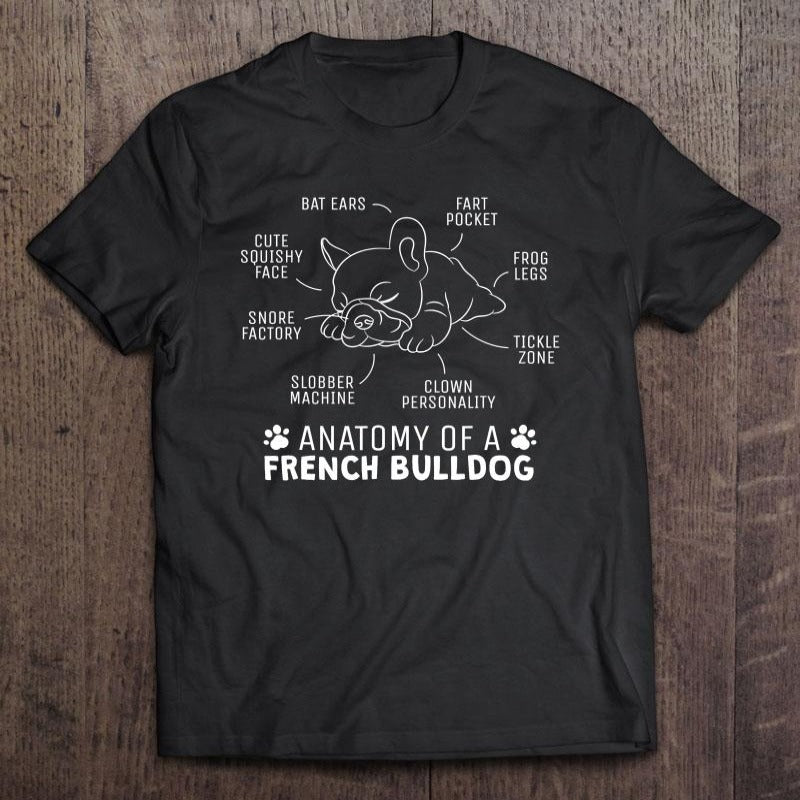 Anatomy Of A Pitbull Shirt Tee Men Women Gift Dog Lovers T-Shirt