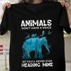 Animals Don't Have A Voice So You Will Never Stop Hearing Mine Protect Nature Gift Standard/Premium T-Shirt - Dreameris