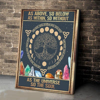 As Above So Below As Within So Without As The Universe Poster/Matte Canvas - Dreameris