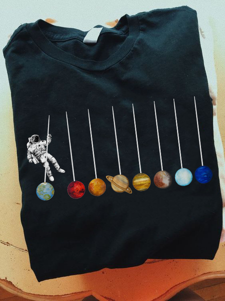 Astronaut Planets Standard Men T-Shirt - Dreameris