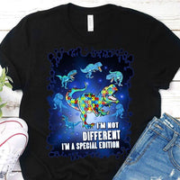 Autism Awareness Im Not Different Im A Spectial Edition Dinosaurs Standard Men T-shirt - Dreameris