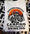Beer Bear Weekend Forecast Camping With A Chance Of Drinking Standard Men T-shirt - Dreameris