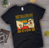 Best BullDog Dad Ever Vintage Retro Gift for Dog lovers T-shirt - Dreameris
