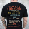 Beware I Rides Horses Which Means I Haul Gift Standard/Premium T-Shirt - Dreameris